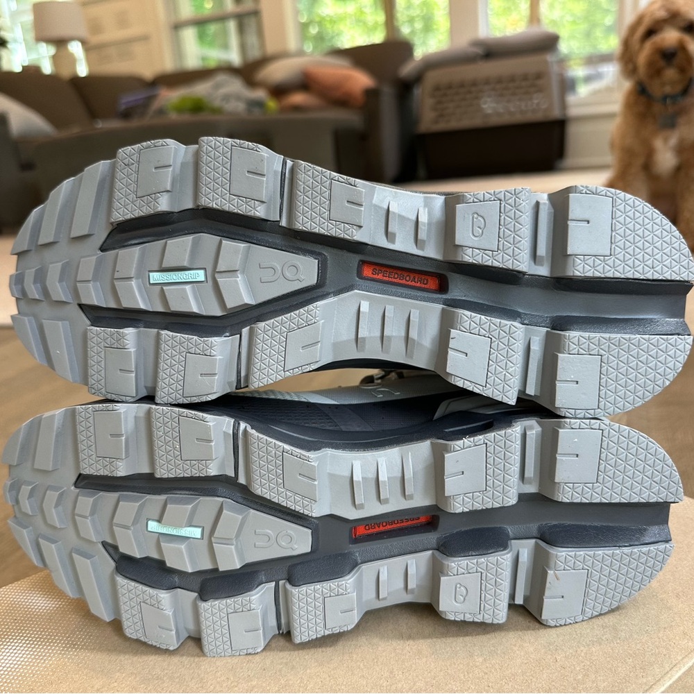 ON WOMEN’S CLOUDROCK 2 WATERPROOF GLACIER ECLIPSE Size 9 - Picture 8 of 11